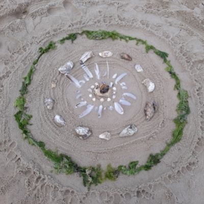 Gestaltungstherapie nach C.G.Jung Mandala im Sand