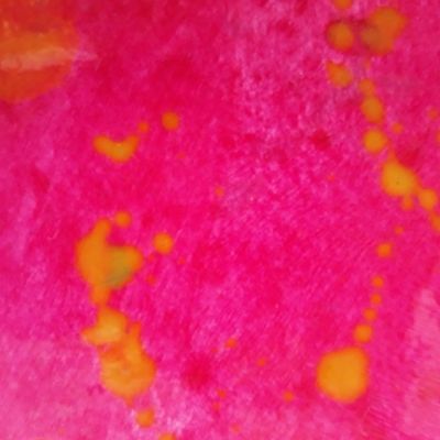 Maltherapie Magenta und gelbe Sprenkel Maltherapie Magenta und gelbe Sprenkel