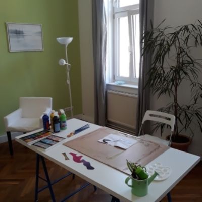 Praxis Maltherapie Gestaltungstherapie Resilienztraining Praxis Maria Gabriel Maltherapie Selbstfürsorge