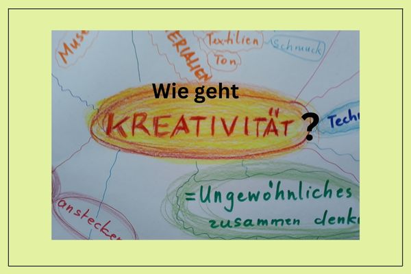 Mindmap: Wie geht KREATIVITÄT?