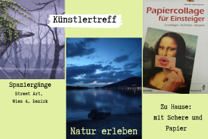 Künstlertreff Postkarte